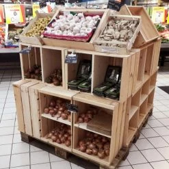 Grosses soldes ???? Caisse Bois 1 Niveau 60 X 40 X 11 Cm ✨ -IZZIBOX Magasin caisse bois 1 niveau 60 x 40 x 11 cm 03