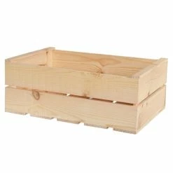 Le moins cher ???? Caisse Bois 2 Niveaux 60 X 40 X 22 Cm ????