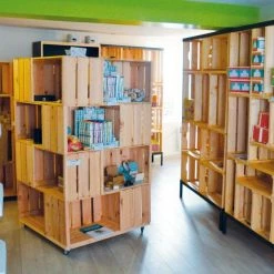 Acheter ✔️ Caisse Bois 3 Niveaux 60 X 40 X 37 Cm ???? 6 Acheter ✔️ Caisse Bois 3 Niveaux 60 X 40 X 37 Cm ???? -IZZIBOX Magasin caisse bois 3 niveaux 60 x 40 x 37 cm 04