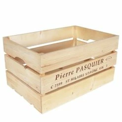 Tout neuf 👏 Caisse Bois Campagne Rectangle 60 X 40 X 32 Cm ✨