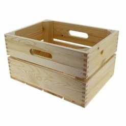 Offres 🎁 Caisse Bois Naturel L27 X P36 X H20 CM 🔥