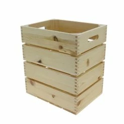 Acheter 👍 Caisse Bois Naturel L36 X P27 X H40 Cm 🥰