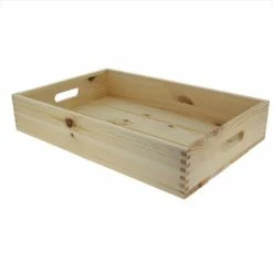 Coupon 😀 Caisse Bois Naturel L54 X P36 X H10 CM 🧨