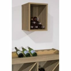 Promo 😉 Case Murale Avec Fond L30xP35xH40cm Vinno - Coloris Chêne Authentique 👍 -IZZIBOX Magasin case murale avec fond l30xp35xh40cm vinno coloris chene authentique 30