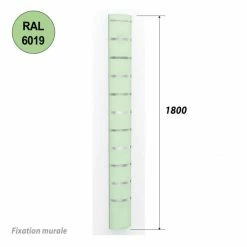 Sortie ⌛ Colonne Murale 1800 Mm Pour Tablette Ou Supports Seaux - Vert Anis ✨
