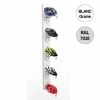 Sortie ⭐ Colonne Murale Vélo 1800 Mm -kit 5 Supports Casques - Blanc - Par 2 ????