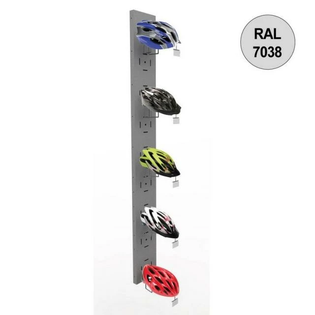Colonne murale vélo 1800 mm -kit 5 supports casques - gris - par 2 Coupon ???? Colonne Murale Vélo 1800 Mm -kit 5 Supports Casques - Gris - Par 2 ???? -IZZIBOX Magasin colonne murale velo 1800 mm kit 5 supports casques gris par 2 01