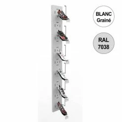 Top 10 ???? Colonne Murale Vélo 1800 Mm -kit 6 Supports Chaussures - Blanc ????