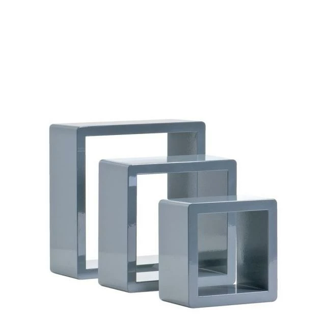 Grosses soldes 💯 Cubes Gris Laqué 17x17+22x22+27x27cm - Par 3 🔥 1 Grosses soldes 💯 Cubes Gris Laqué 17x17+22x22+27x27cm - Par 3 🔥