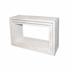 Le moins cher 🛒 Cubes Héritage Blanc 29x50 + 34x55 + 39x60 P19cm - Set De 3 😍