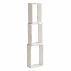 Le moins cher ???? Cubes Héritage Blanc 29x50 + 34x55 + 39x60 P19cm - Set De 3 ???? -IZZIBOX Magasin cubes heritage blanc 29x50 34x55 39x60 p19cm set de 3 06