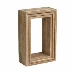 Meilleure affaire 👏 Cubes Westside Bois Brut 29x19x50+ 34x19x55 + 39x19x60 Cm Set De 3 🎁