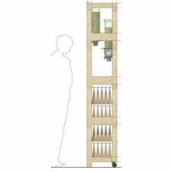 IZZIBOX Magasin -IZZIBOX Magasin distributeur carre vrac avec silos 02