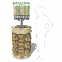 Grosses soldes 🌟 Distributeur Rond Vrac Avec Silos 😉