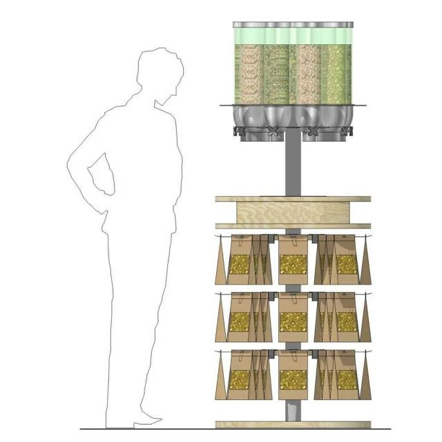 Distributeur rond vrac avec silos Grosses soldes ???? Distributeur Rond Vrac Avec Silos ???? -IZZIBOX Magasin distributeur rond vrac avec silos 02