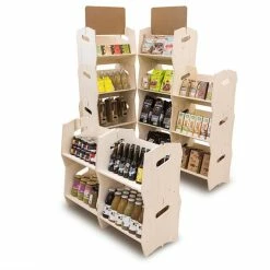 Coupon ???? Étagère Bibliothèque IZZIBOOK© En Contreplaqué De Pin - 4 Modules ???? -IZZIBOX Magasin etagere bibliotheque izzibookc en contreplaque de pin 4 modules 05