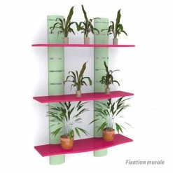 Les meilleures critiques de ???? Kit 2 Colonnes Murales + 3 Tablettes 1200 Mm - Vert Anis + Rose ????