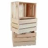 Coupon ???? Lot De 3 Caisses Bois 3 Niveaux 60 X 40 X 37 Cm ????