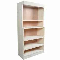 Promo ???? Meuble Décou'vrac Large Bois Clair 95,5 X 40,5 X 190 Cm ????