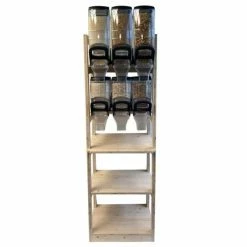 Les meilleures critiques de ???? Meuble Vrac Cadre Sapin 2 Niveaux De Distributeurs 3x 13L Et 3x 8L ????