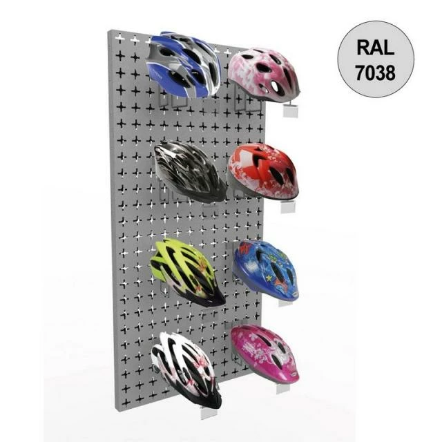 Offres ???? Panneau Mural Vélo 1200 Mm -kit 8 Supports Casques - Gris ???? 1 Offres ???? Panneau Mural Vélo 1200 Mm -kit 8 Supports Casques - Gris ????