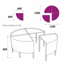 Offres ⭐ Présentoir 1200 Mm- Podium Présentation Fleurs - 1 Niveau - Violet ✨ 7 Offres ⭐ Présentoir 1200 Mm- Podium Présentation Fleurs - 1 Niveau - Violet ✨ -IZZIBOX Magasin presentoir 1200 mm podium presentation fleurs 1 niveau violet 04