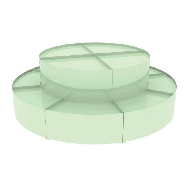 Présentoir 1800 mm - podium présentation fleurs - 2 niveaux - vert anis Bon marché ???? Présentoir 1800 Mm - Podium Présentation Fleurs - 2 Niveaux - Vert Anis ???? -IZZIBOX Magasin presentoir 1800 mm podium presentation fleurs 2 niveaux vert anis 02