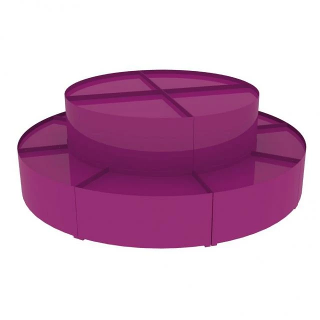 De gros ⌛ Présentoir 1800 Mm - Podium Présentation Fleurs - 2 Niveaux - Violet ❤️ 2 De gros ⌛ Présentoir 1800 Mm - Podium Présentation Fleurs - 2 Niveaux - Violet ❤️ – Image 2
