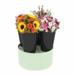 Grosses soldes ???? Présentoir 600 Mm - Podium Présentation Fleurs - 1 Niveau – Vert Anis ????