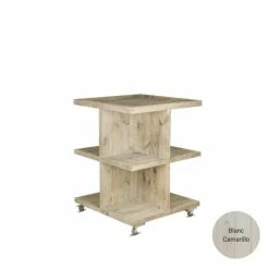 IZZIBOX Magasin 12 Coupon 🧨 Présentoir Central épicerie Blanc Bois Massif 80x80x100 TRADIS 👏