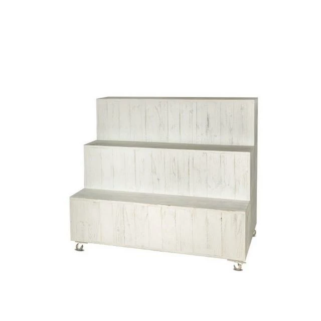 Meilleure affaire ???? Présentoir Fleuriste 3 étages Blanc Bois Massif 130x79x110 TRADIS ???? 1 Meilleure affaire ???? Présentoir Fleuriste 3 étages Blanc Bois Massif 130x79x110 TRADIS ????