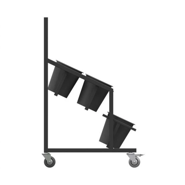 Nouveau ???? Présentoir Fleurs 2 Niveaux - Dim. 1200x800 Ht.1300mm - Laqué Noir ???? 3 Nouveau ???? Présentoir Fleurs 2 Niveaux - Dim. 1200x800 Ht.1300mm - Laqué Noir ???? – Image 3