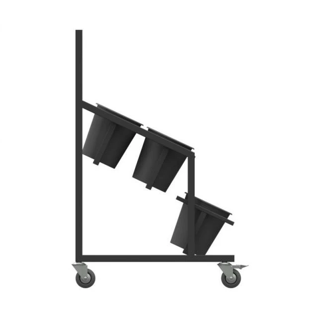 Offres ✨ Présentoir Fleurs 2 Niveaux - Dim. 900x800 Ht.1300mm - Laqué Noir ???? 3 Offres ✨ Présentoir Fleurs 2 Niveaux - Dim. 900x800 Ht.1300mm - Laqué Noir ???? – Image 3