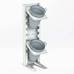 Top 10 ???? Présentoir Fleurs 2 Seaux Coloris Blanc Extensible à 4 Seaux ????