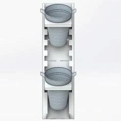 Top 10 ???? Présentoir Fleurs 2 Seaux Coloris Blanc Extensible à 4 Seaux ???? -IZZIBOX Magasin presentoir fleurs 2 seaux coloris blanc extensible a 4 seaux 03