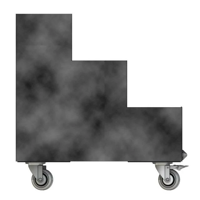 Promo ???? Présentoir Fleurs 3 Marches Coloris Anthracite ???? 2 Promo ???? Présentoir Fleurs 3 Marches Coloris Anthracite ???? – Image 2