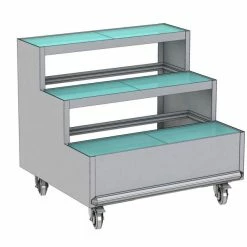 Meilleur prix ???? Présentoir Fleurs 3 Marches Coloris Gris ⭐