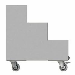 Alternative view of Meilleur prix ???? Présentoir Fleurs 3 Marches Coloris Gris ⭐