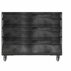 Grosses soldes ???? Présentoir Fleurs 3 Niveaux Avec Plateaux Rabattables Coloris Anthracite ⌛ -IZZIBOX Magasin presentoir fleurs 3 niveaux avec plateaux rabattables coloris anthracite 03