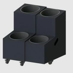 Top 10 ???? Présentoir Fleurs Dépliable 2 Seaux Coloris Noir ???? -IZZIBOX Magasin presentoir fleurs depliable 2 seaux coloris noir 04