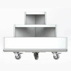 Acheter ⌛ Présentoir Fleurs Quart De Rond Coloris Blanc ???? -IZZIBOX Magasin presentoir fleurs quart de rond coloris blanc 03