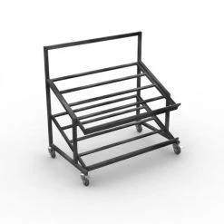 Acheter 👏 Présentoir Fruits&légumes 2 Niveaux - Dim. 1200x800 Ht.1300mm - Laqué Anthracite ✨