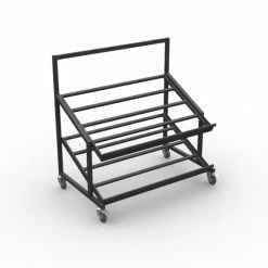 De gros 🌟 Présentoir Fruits&légumes 2 Niveaux - Dim. 1200x800 Ht.1300mm - Laqué Noir 🎉