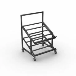 Meilleure vente 😍 Présentoir Fruits&légumes 2 Niveaux - Dim. 900x800 Ht.1300mm - Laqué Anthracite ✨