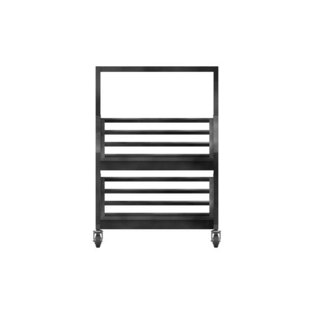 Présentoir fruits&légumes 2 niveaux - Dim. 900x800 Ht.1300mm - Laqué Anthracite Meilleure vente ???? Présentoir Fruits&légumes 2 Niveaux - Dim. 900x800 Ht.1300mm - Laqué Anthracite ✨ -IZZIBOX Magasin presentoir fruits legumes 2 niveaux dim 900x800 ht 1300mm laque anthracite 02