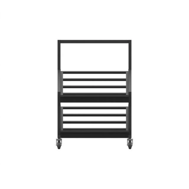 Meilleure vente ???? Présentoir Fruits&légumes 2 Niveaux - Dim. 900x800 Ht.1300mm - Laqué Noir ✔️ 2 Meilleure vente ???? Présentoir Fruits&légumes 2 Niveaux - Dim. 900x800 Ht.1300mm - Laqué Noir ✔️ – Image 2