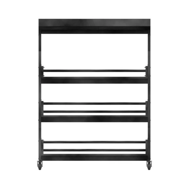 Coupon ✨ Présentoir Fruits&légumes 3 Niveaux - Dim. 1500x800 Ht.2000mm - Laqué Anthracite 😀 2 Coupon ✨ Présentoir Fruits&légumes 3 Niveaux - Dim. 1500x800 Ht.2000mm - Laqué Anthracite 😀 – Image 2