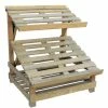 Meilleure vente ???? Présentoir Fruits/légumes Orientables Surbaissé Bois Vieilli 120x116x128 Cm ????
