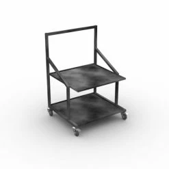 Top 10 ???? Présentoir Plantes 2 Niveaux - Dim. 900x800 Ht.1300mm - Laqué Anthracite ????