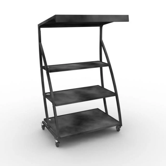 Présentoir plantes 3 niveaux - Dim. 1200x800 Ht.2000mm - Laqué Anthracite De gros ❤️ Présentoir Plantes 3 Niveaux - Dim. 1200x800 Ht.2000mm - Laqué Anthracite ???? -IZZIBOX Magasin presentoir plantes 3 niveaux dim 1200x800 ht 2000mm laque anthracite 01